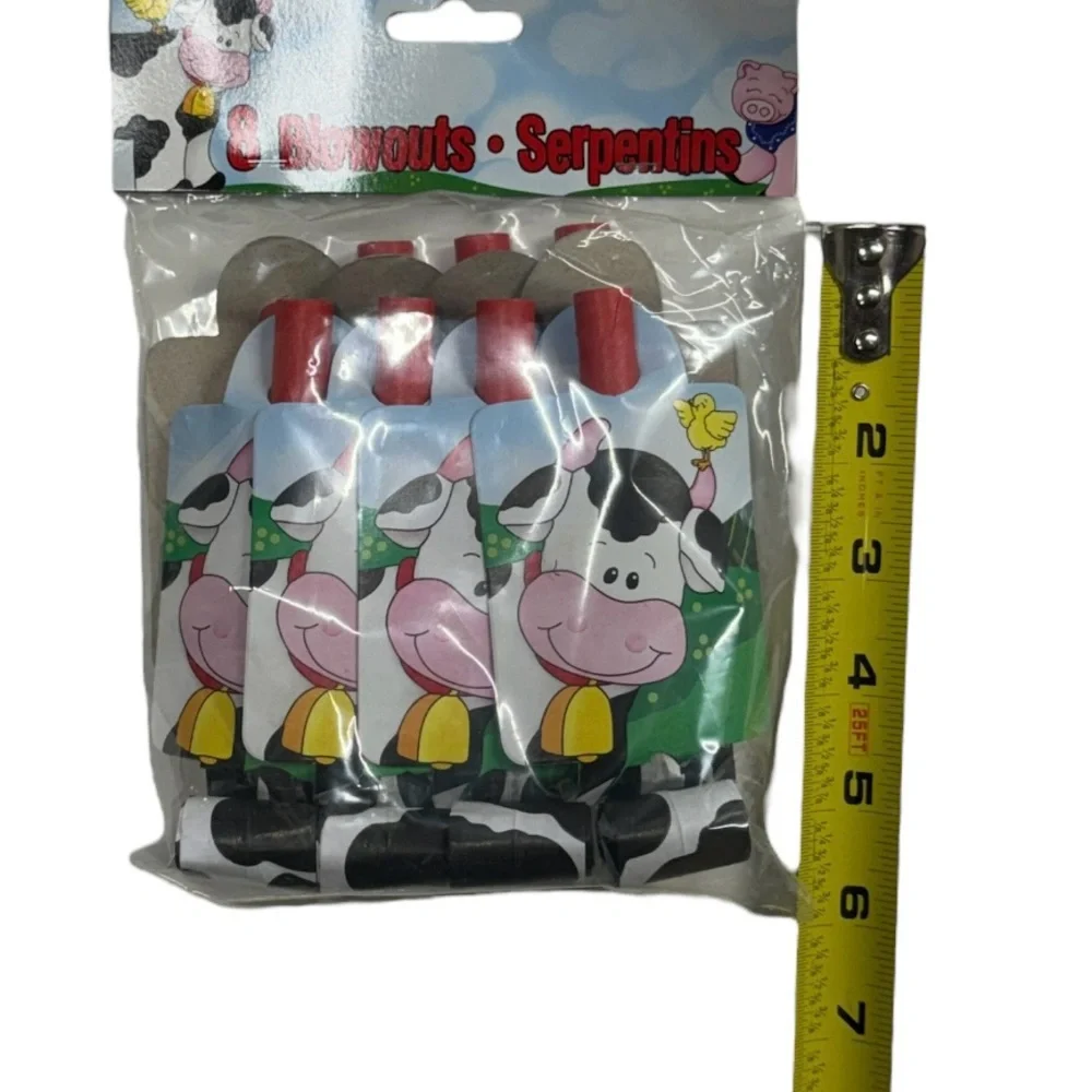 Unique brand bag of 8 party blowouts brand new in packaging never opened or used